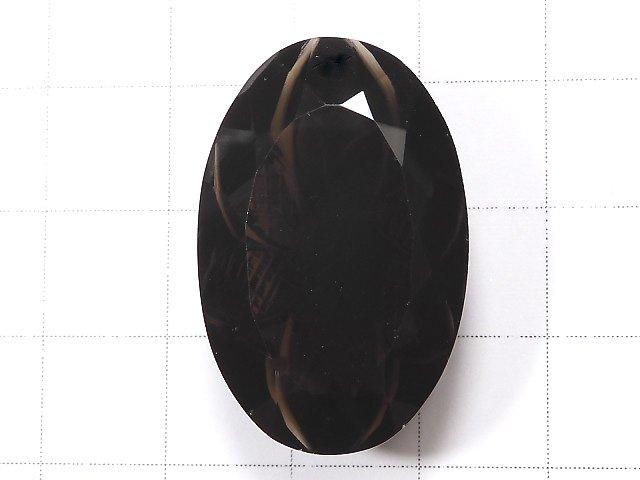 [Video] [One of a kind] High Quality Smoky Quartz AAA Carved Faceted 1pc NO.28