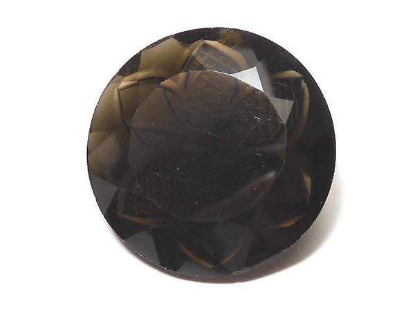 [Video] [One of a kind] High Quality Smoky Quartz AAA Carved Faceted 1pc NO.47