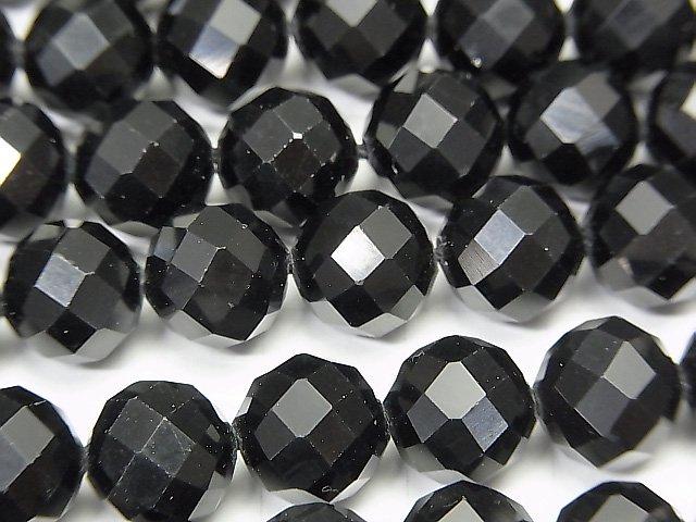 [Video] High Quality! Tibetan Morion Crystal Quartz AAA 64Faceted Round 10mm half or 1strand beads (aprx.15inch / 37cm)
