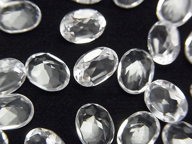 [Video] High Quality Crystal AAA Loose stone Oval Faceted 8x6mm 10pcs