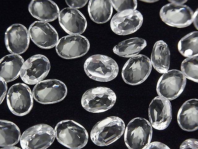 [Video] High Quality Crystal AAA Loose stone Oval Faceted 8x6mm 10pcs