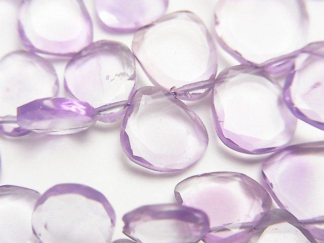 [Video] High Quality Amethyst AAA- Slice Faceted Nugget 1strand beads (aprx.7inch / 18cm)