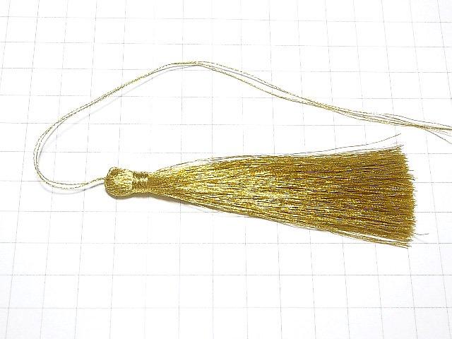 Tassel charm [L size] Gold 10pcs