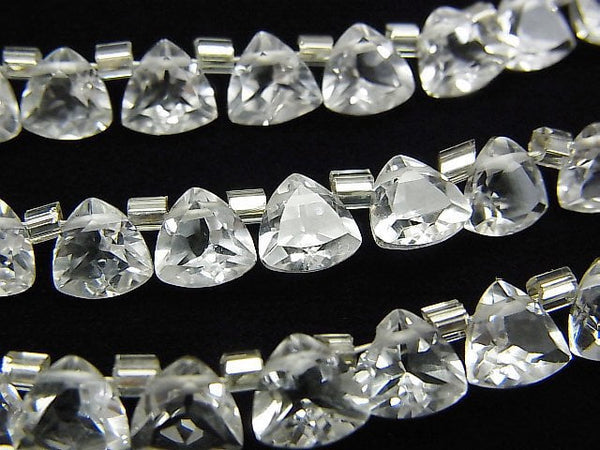 [Video] High Quality Crystal AAA Triangle Faceted 6x6mm 1strand (28pcs )
