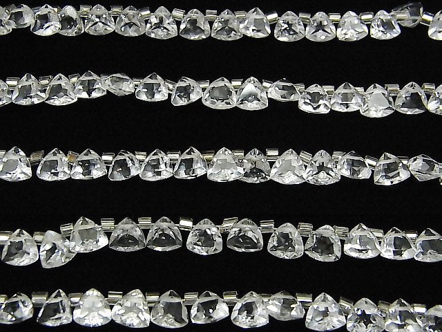 [Video] High Quality Crystal AAA Triangle Faceted 6x6mm 1strand (28pcs )