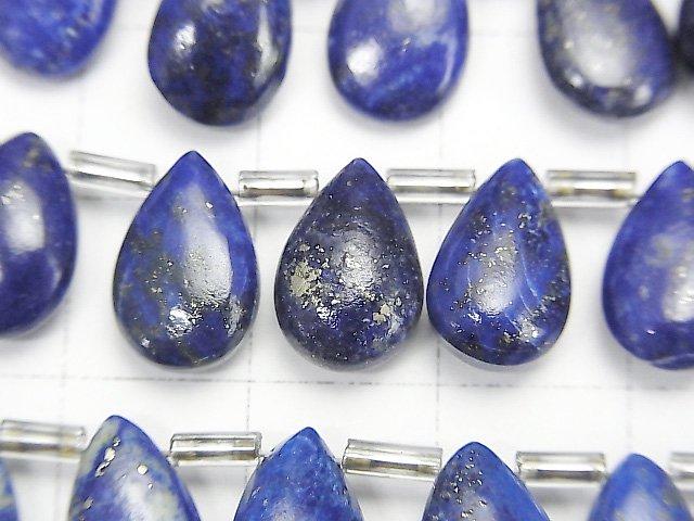 [Video] Lapis lazuli AA++ Pear shape (Smooth) 12x8mm 1strand beads (aprx.4inch / 11cm)