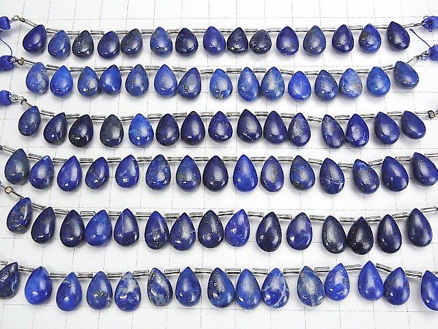 [Video] Lapis lazuli AA++ Pear shape (Smooth) 12x8mm 1strand beads (aprx.4inch / 11cm)