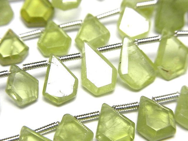 [Video]High Quality Sphene AA++ Rough Slice Faceted 1strand (26pcs )