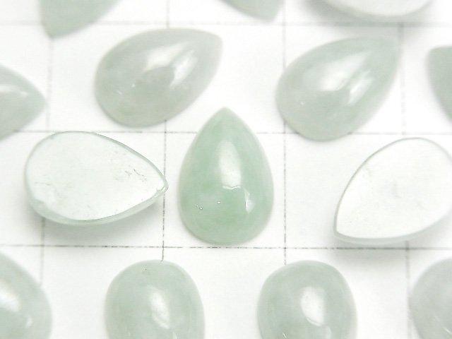 [Video] Burma Jadeite AAA Pear shape Cabochon 12x8mm 1pc