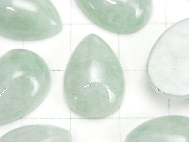 [Video] Burma Jadeite AAA Pear shape Cabochon 18x13mm 1pc