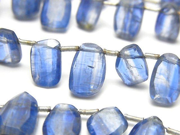 [Video] Kyanite AA++ Slice Faceted Nugget 1strand beads (aprx.7inch / 17cm)