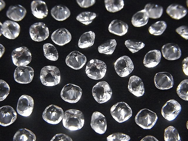 [Video]High Quality Crystal AAA Loose stone Square Faceted 4x4mm 10pcs