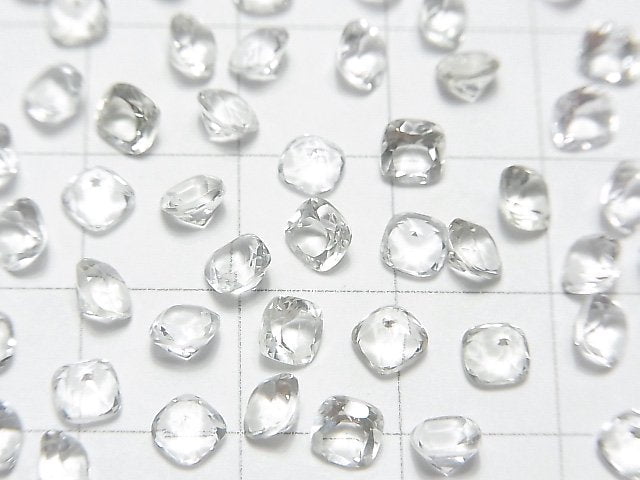 [Video]High Quality Green Amethyst AAA Loose stone Square Faceted 4x4mm 10pcs
