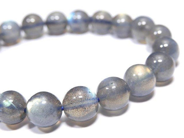 [Video] [One of a kind] Labradorite AAA Round 9mm Bracelet NO.106