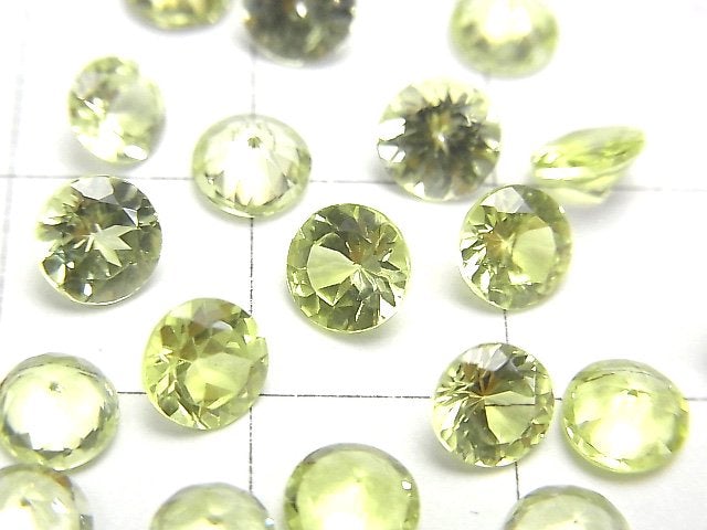 [Video] High Quality Chrysoberyl AAA Loose stone Round Faceted 4-5mm 1pc