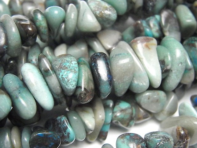 [Video]Chrysocolla AA Chips (Small Nugget ) 1strand beads (aprx.15inch/38cm)