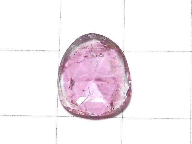[Video] [One of a kind] High Quality Pink Tourmaline AAA- Loose stone Free Form One Side Rose Cut NO.128