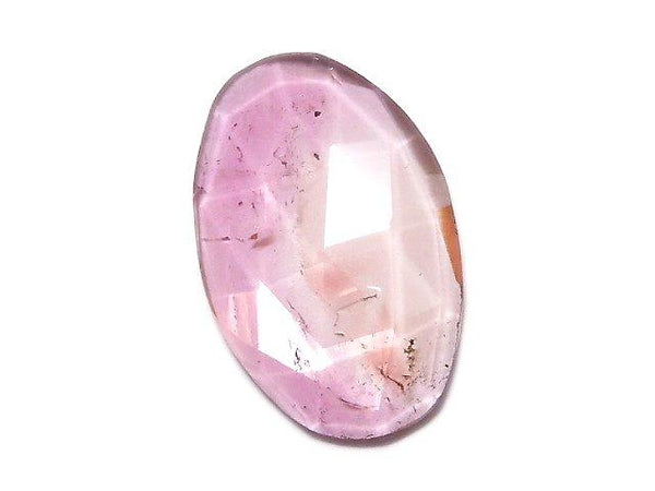 [Video] [One of a kind] High Quality Pink Tourmaline AAA- Loose stone Free Form One Side Rose Cut NO.130