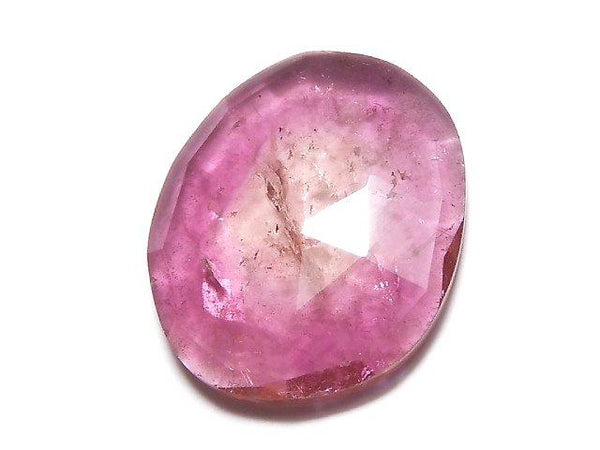 [Video] [One of a kind] High Quality Pink Tourmaline AAA- Loose stone Free Form One Side Rose Cut NO.134