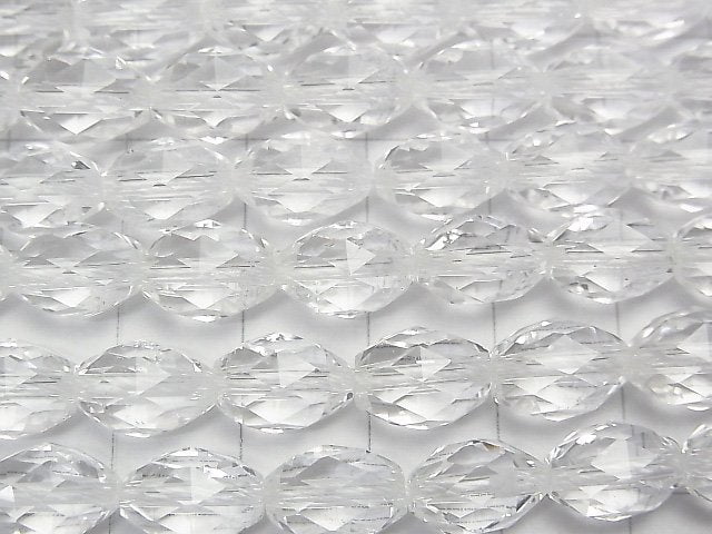 [Video]High Quality! Crystal AAA Triangle Faceted Rice 10x7x7mm 1/4 or 1strand beads (aprx.15inch/37cm)