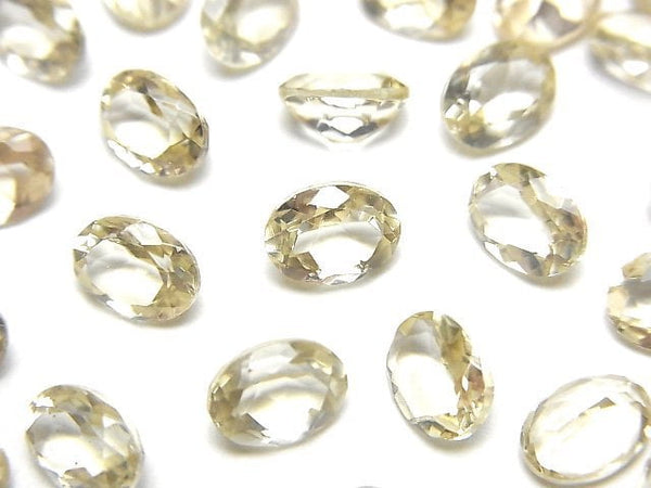 [Video]High Quality Golden Labradorite AAA Loose stone Oval Faceted 8x6mm 3pcs