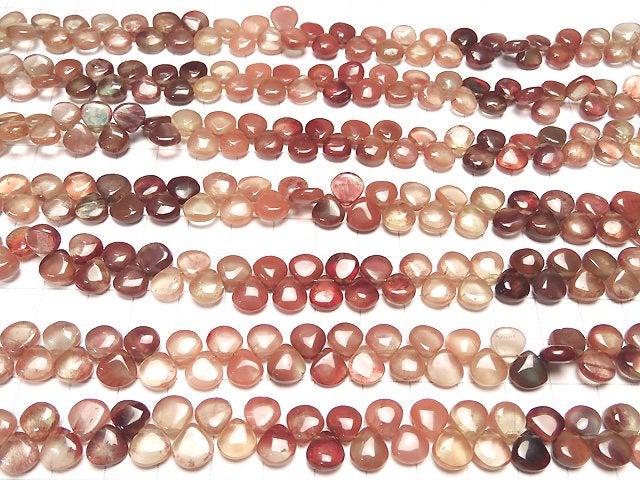 [Video] High Quality Andesine AAA- Chestnut (Smooth) 1strand beads (aprx.7inch / 18cm)
