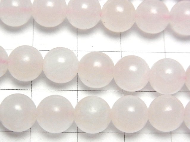 [Video] Manganese Calcite AA++ Round 8mm half or 1strand beads (aprx.15inch / 36cm)