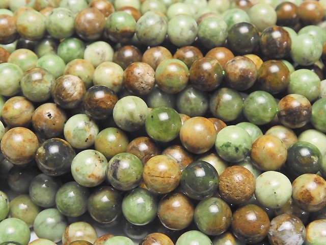 [Video] Green Opal Round 6mm 1strand beads (aprx.15inch/37cm)