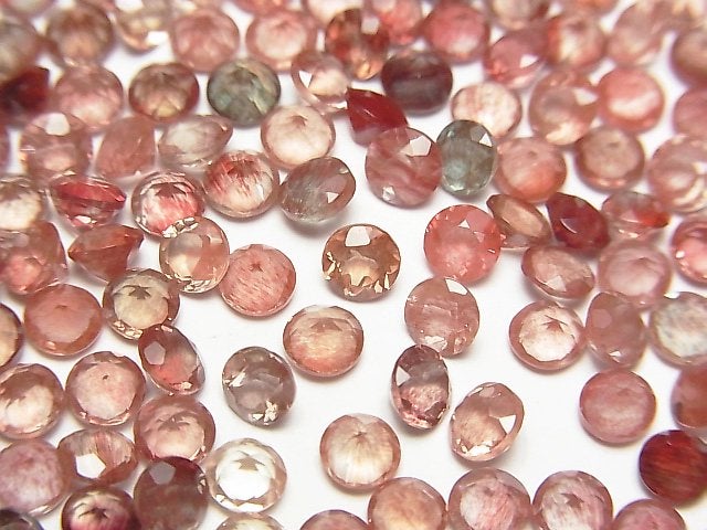[Video] High Quality Andesine AAA Loose stone Round Faceted 4x4mm 5pcs