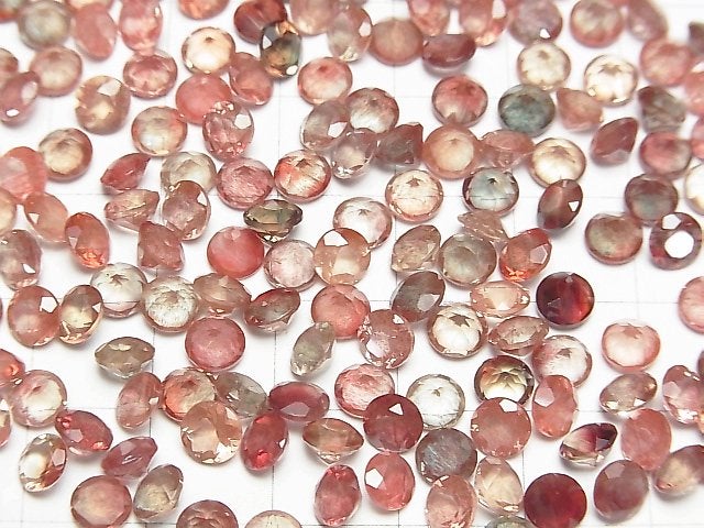 [Video] High Quality Andesine AAA Loose stone Round Faceted 5x5mm 5pcs