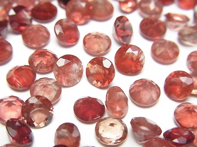 [Video] High Quality Andesine AAA+ Loose stone Round Faceted 5x5mm 5pcs