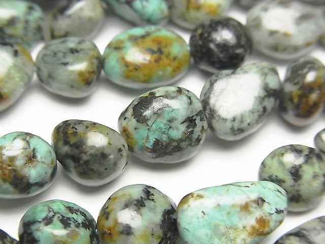 African Turquoise  Small Size Nugget  1strand beads (aprx.15inch/38cm)
