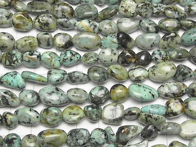 African Turquoise  Small Size Nugget  1strand beads (aprx.15inch/38cm)