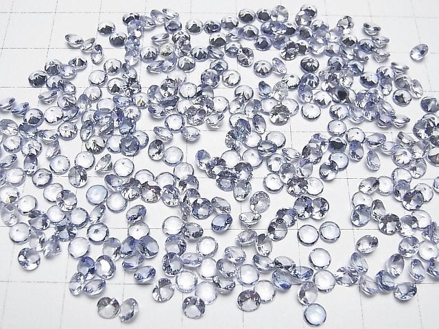 [Video] High Quality Tanzanite AAA Loose stone Round Faceted 4x4mm 5pcs