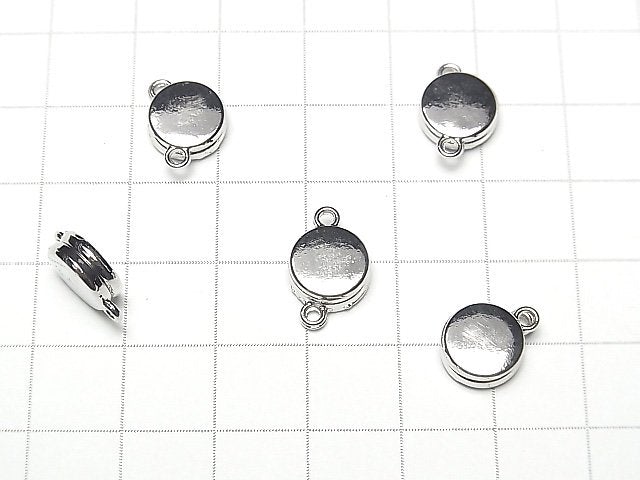 [Video] Metal parts Magnet type Clasp with Jump Ring 14x9mm Silver color 2pairs