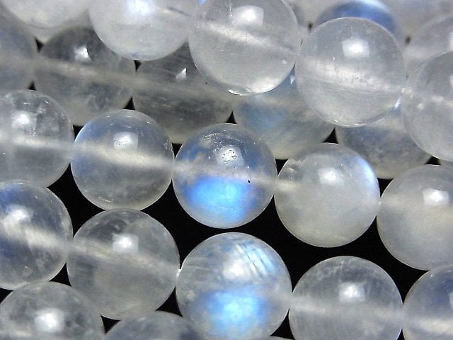 [Video] Sri Lanka Royal Blue Moonstone AA++ Round 11mm 1/4 or 1strand beads (aprx.15inch / 38cm)