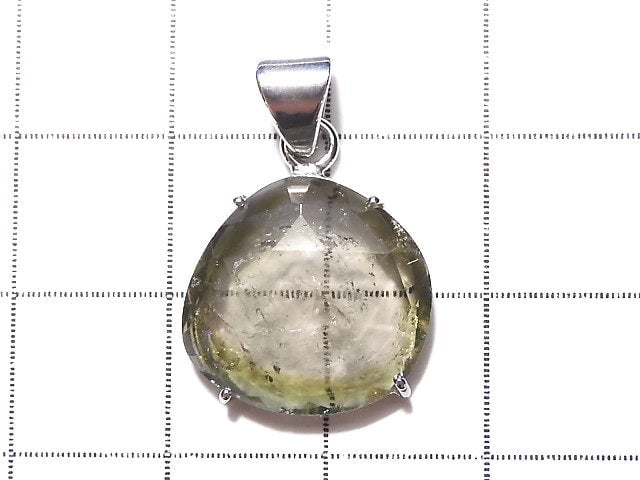[Video] [One of a kind] Bi-color Tourmaline AAA- Pendant Silver925 NO.42