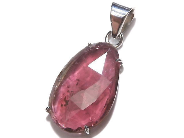 [Video][One of a kind] Pink Tourmaline AAA- Pendant Silver925 NO.13