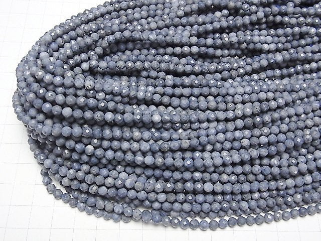 [Video]High Quality! Loose stone Ponzi Coral Faceted Round 4mm 1strand beads (aprx.15inch/36cm)
