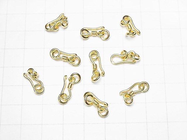 [Video] Silver925 U Hook with Jump Ring 18KGP 1pc