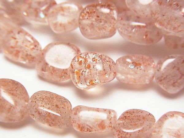 [Video] Tanzania Mica Sunstone AA++ Nugget 1strand beads (aprx.15inch / 37cm)