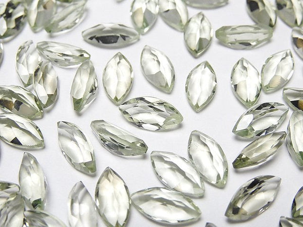 [Video] High Quality Green Amethyst AAA Loose stone Marquise Faceted 12x6mm 5pcs