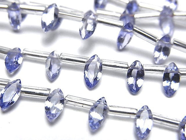 [Video] High Quality Tanzanite AAA Marquise Faceted 6x3mm half or 1strand (18pcs)