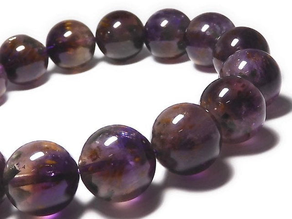 [Video] [One of a kind] Red Amethyst (Party Color Amethyst) AAA Round 13mm Bracelet NO.7