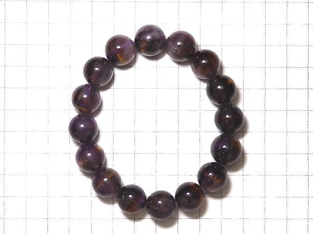 [Video] [One of a kind] Red Amethyst (Party Color Amethyst) AAA Round 13mm Bracelet NO.8