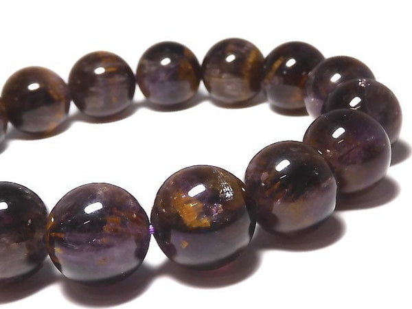 [Video] [One of a kind] Red Amethyst (Party Color Amethyst) AAA Round 13mm Bracelet NO.10