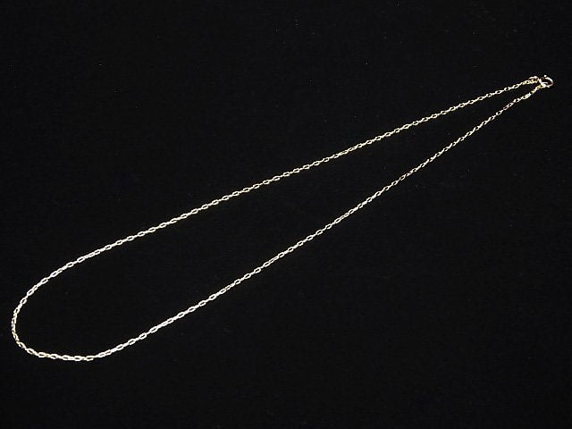 14KGF Length Cable Chain 1.0mm [40cm][45cm][50cm][60cm][75cm] Necklace 1pc