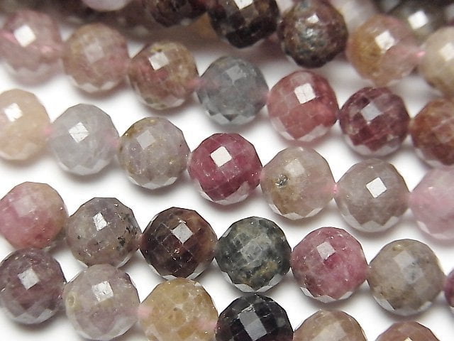 [Video] High Quality! Multicolor Spinel AA++ Faceted Round 7mm half or 1strand beads (aprx.15inch / 36cm)