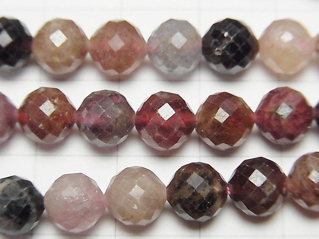 [Video] High Quality! Multicolor Spinel AA++ Faceted Round 7mm half or 1strand beads (aprx.15inch / 36cm)