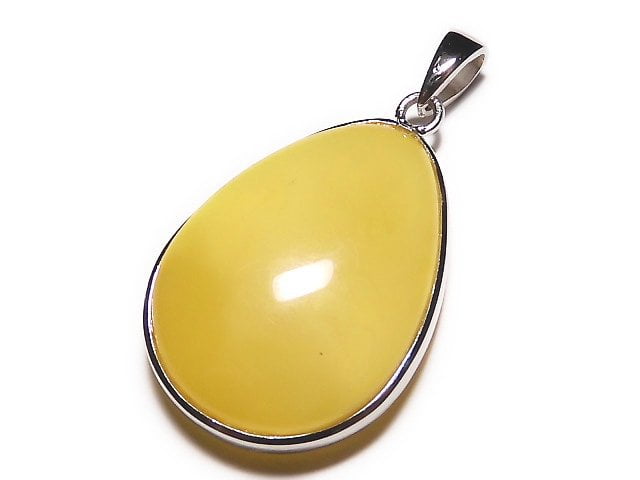 [Video] [One of a kind] Baltic Amber Pendant Silver925 Honey Color NO.130